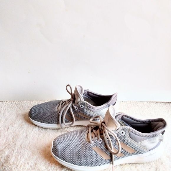 Adidas  Women's CF QT Flex Running Shoes Gray Size 7 - Picture 4 of 7